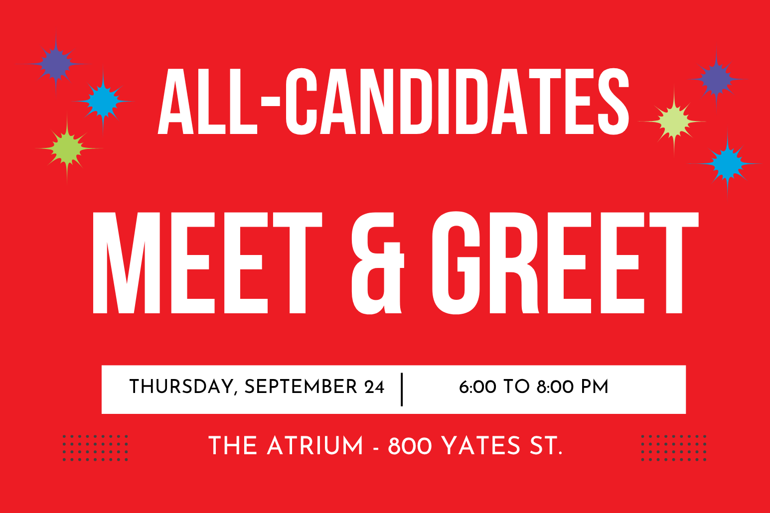 All-Candidates Meet &amp; Greet
