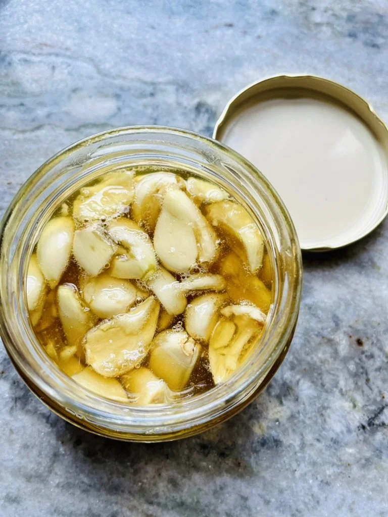 Homemade Garlic Honey