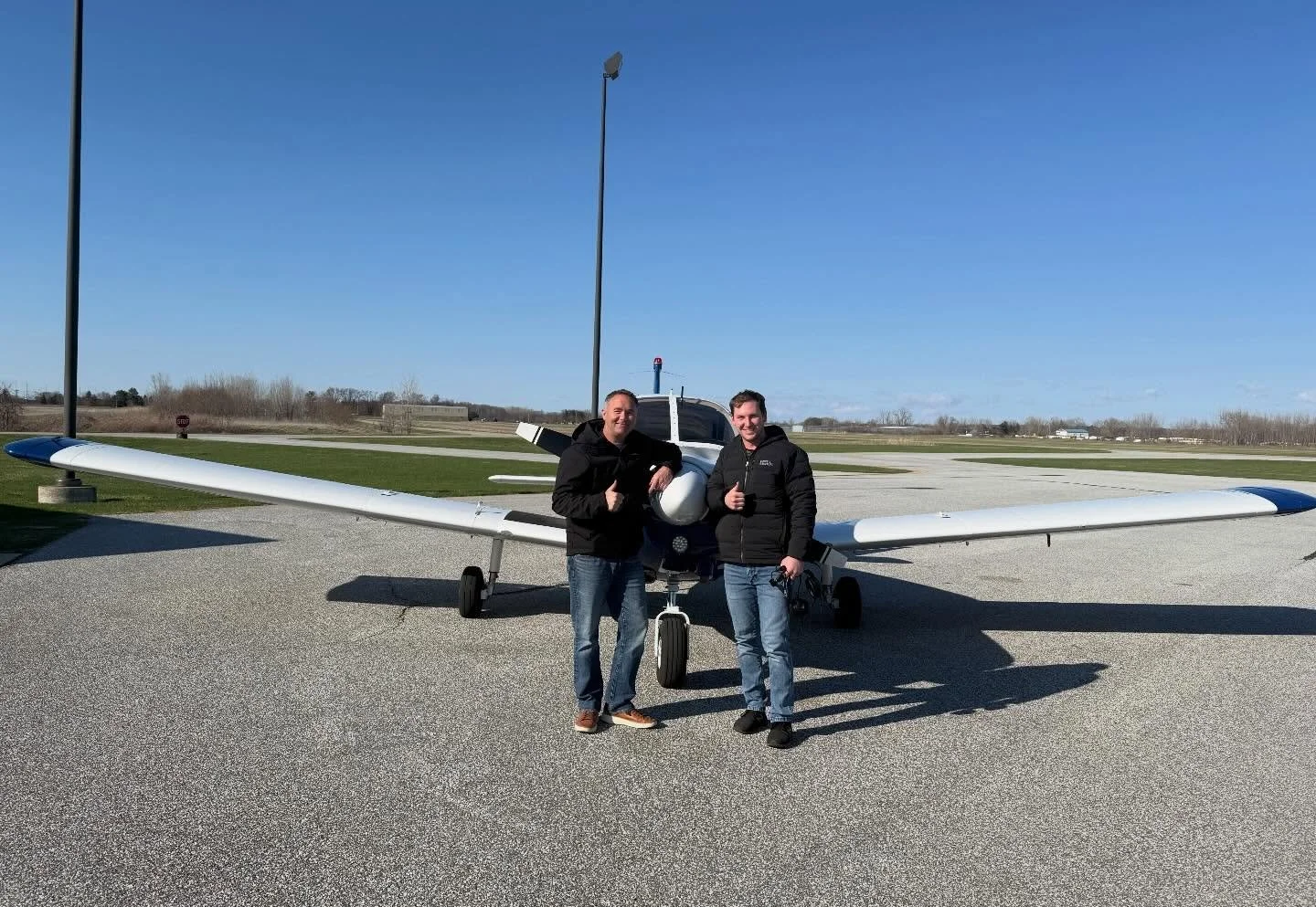 Today we watched Mitchell take to the skies on his own for the very first time and there is nothing more special than that. 
Congratulations Mitchell! ✈️

#firstsolo #studentpilot #aviationtraining #aviationdreams #futurepilot