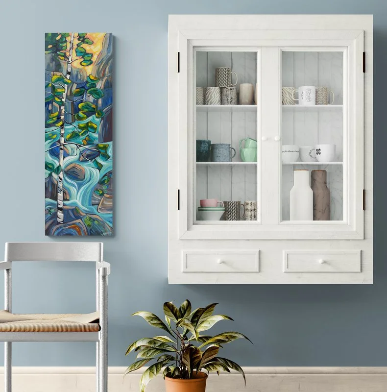 Where The Light Flows Canadian Art by Jodie Blaney