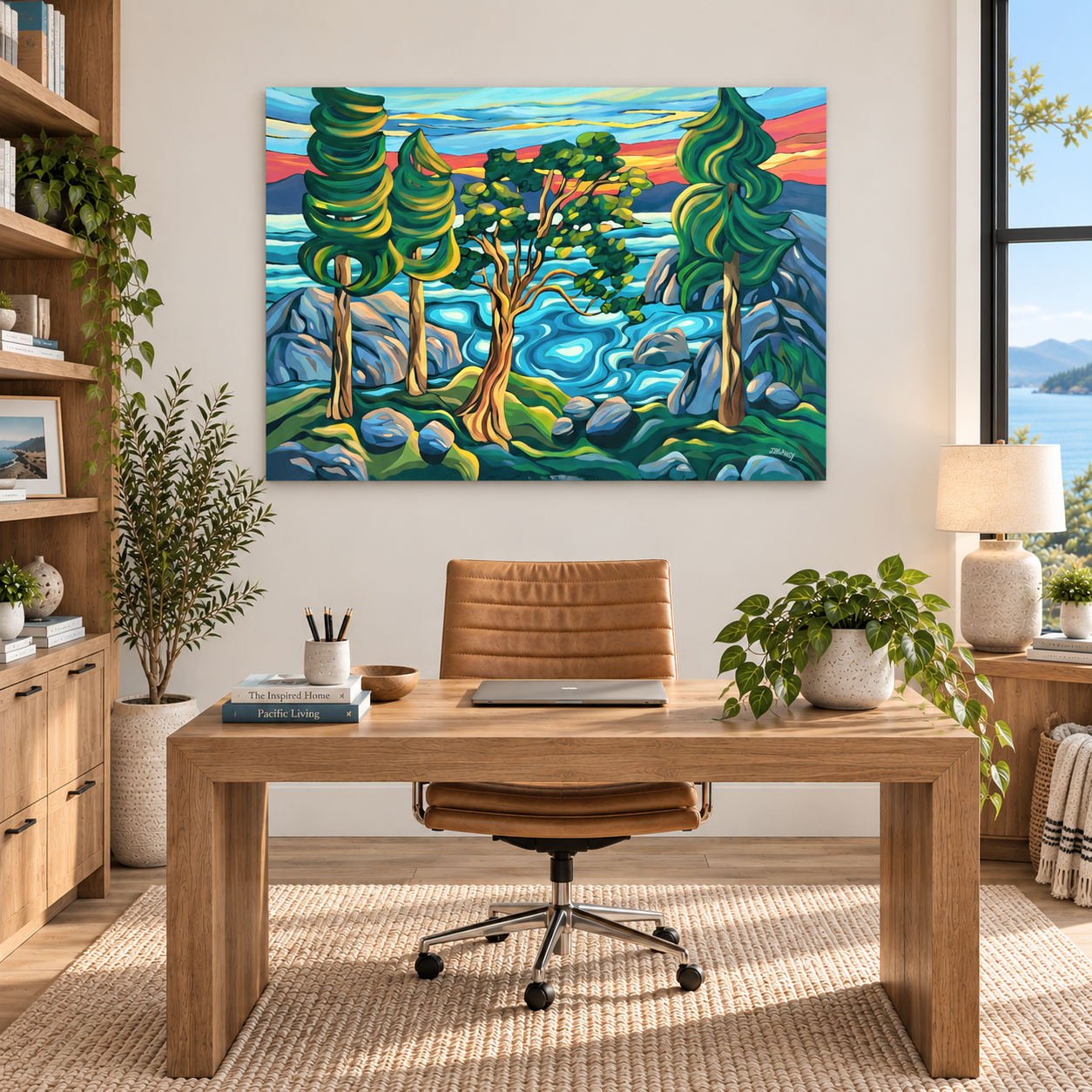West Coast Radiance original art by Jodie Blaney