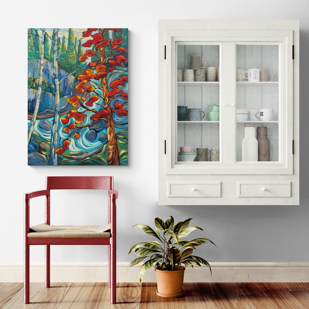 vibrant west coast painting by Jodie Blaney