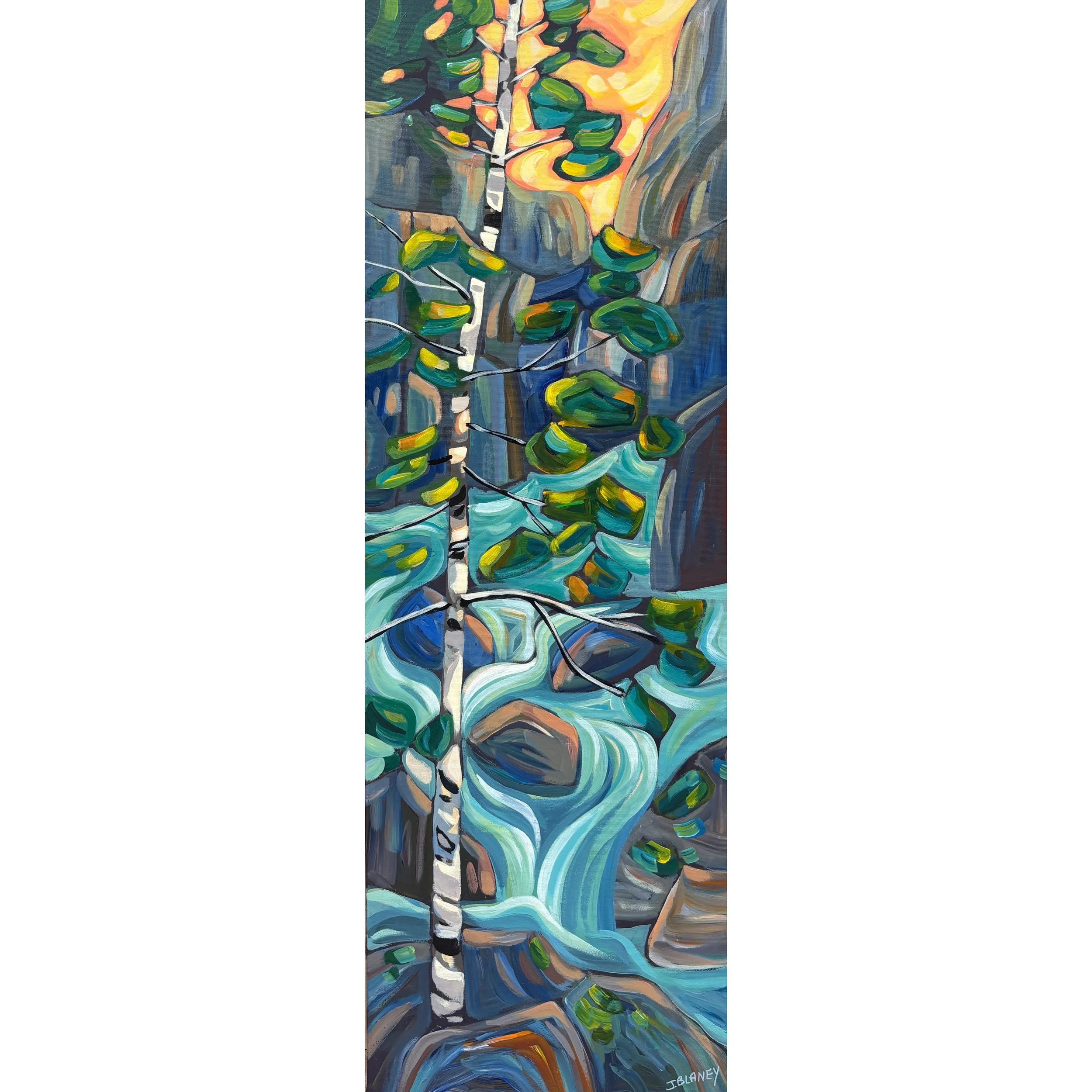 Where The Light Flows original painting by Jodie Blaney