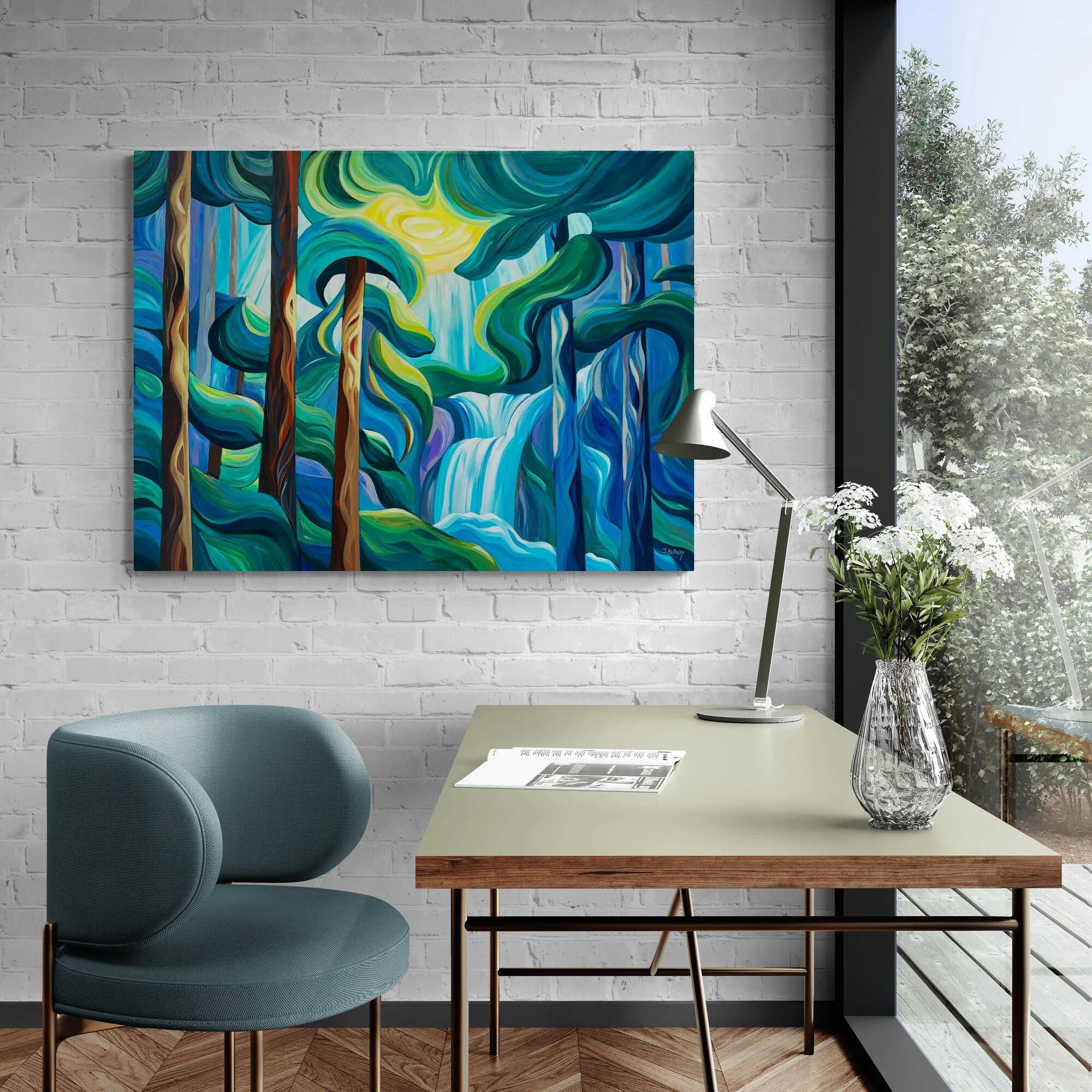 Transcendence original art by Jodie Blaney