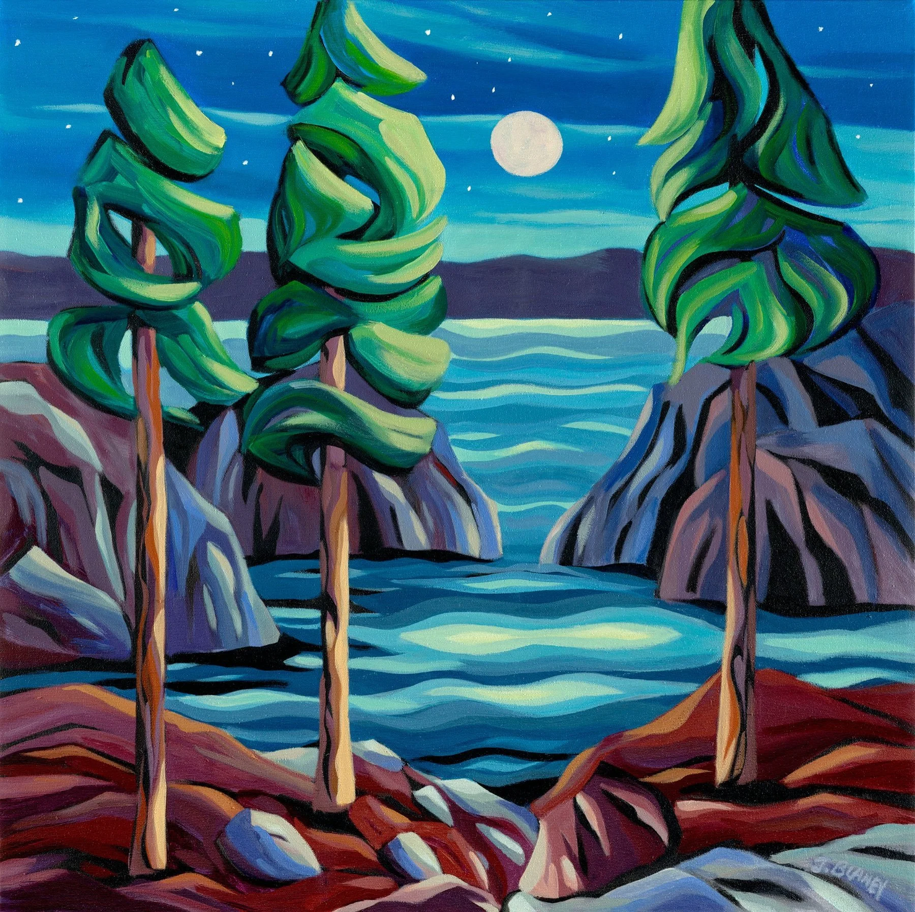 Moonlit Coast - Prints Available