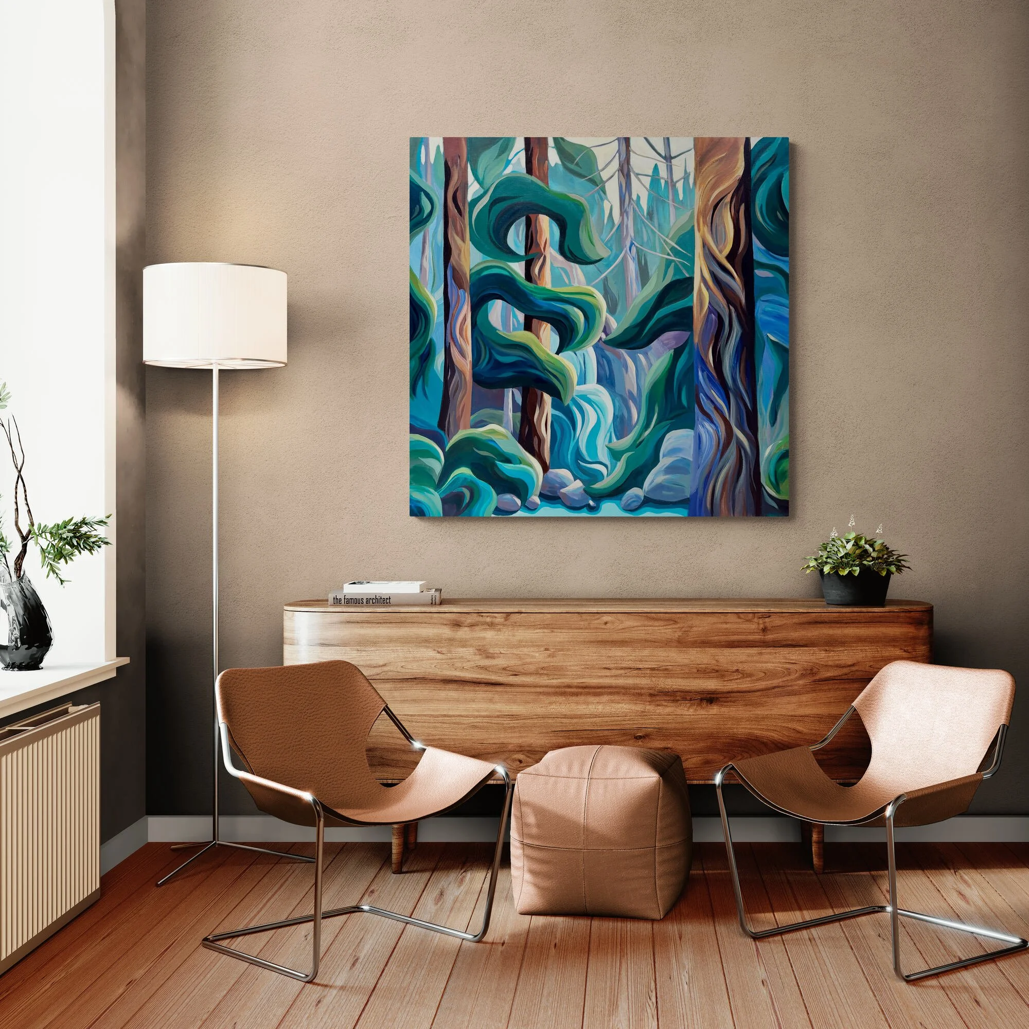 Misty Morning Forest