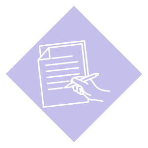 Icon representing guided themes and thoughtful reflection during memoir interviews