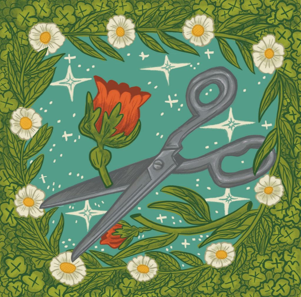 CHOPPED POPPIES PRINT