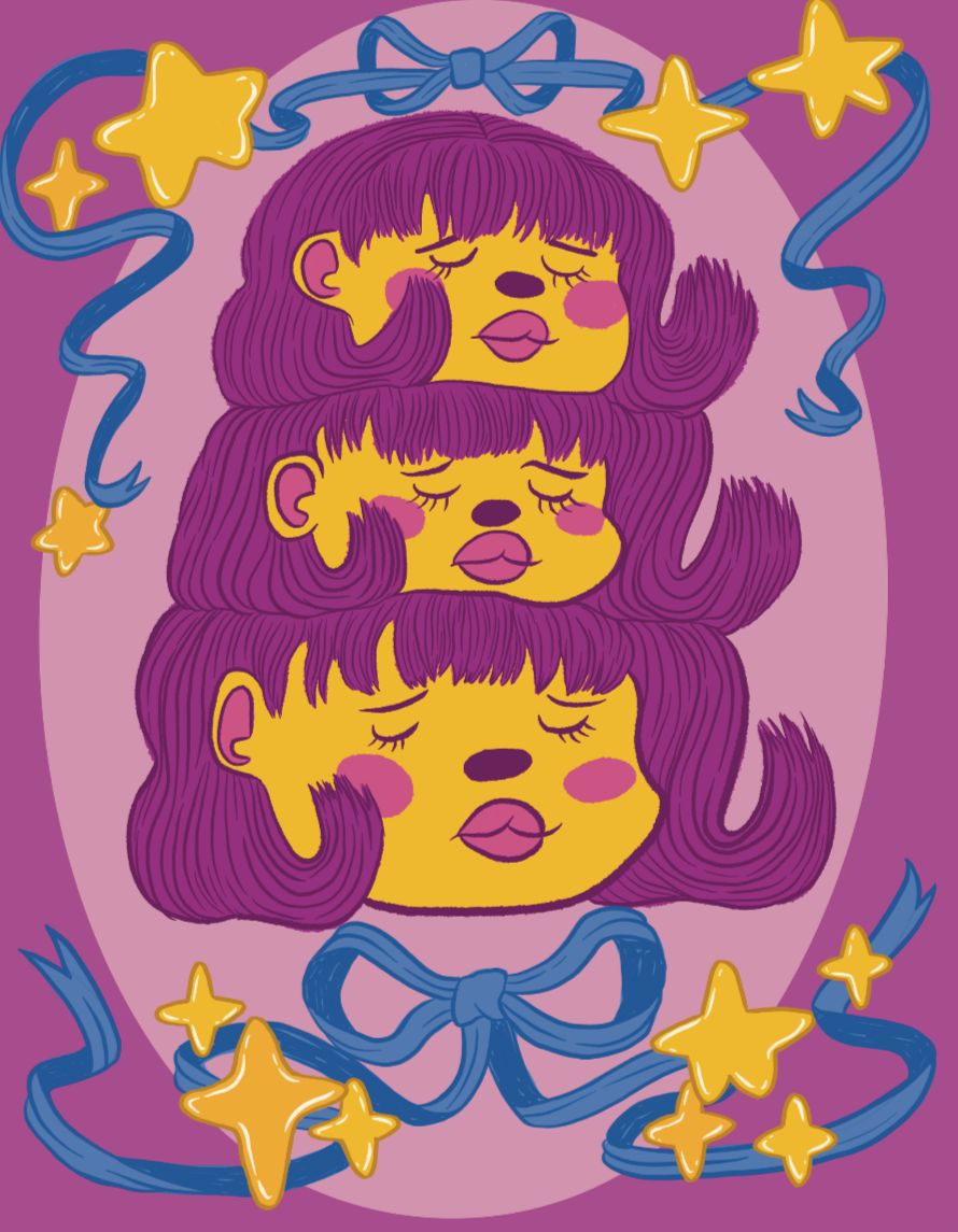 TRIPLE MARGRET PRINT