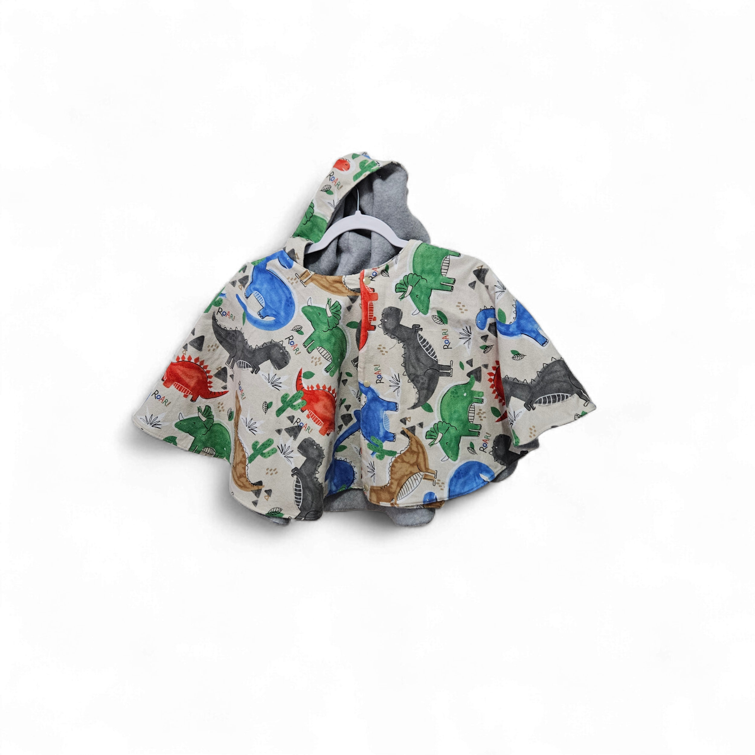Kids’ Dinosaur Car Poncho