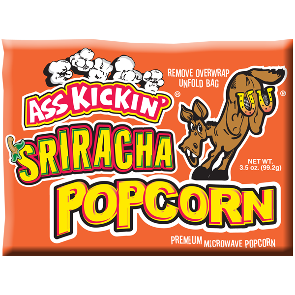 Ass Kickin’ Sriracha Popcorn