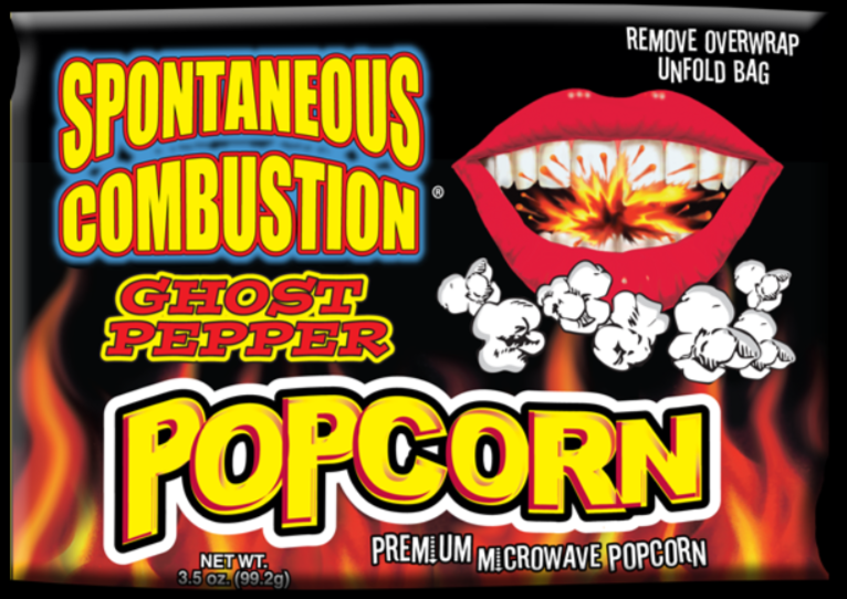 Spontaneous Combustion Ghost Pepper Popcorn