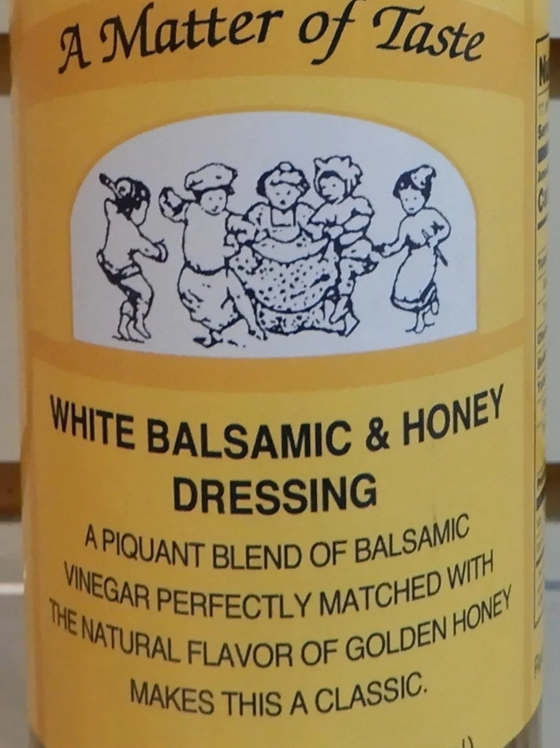 White Balsamic & Honey Dressing