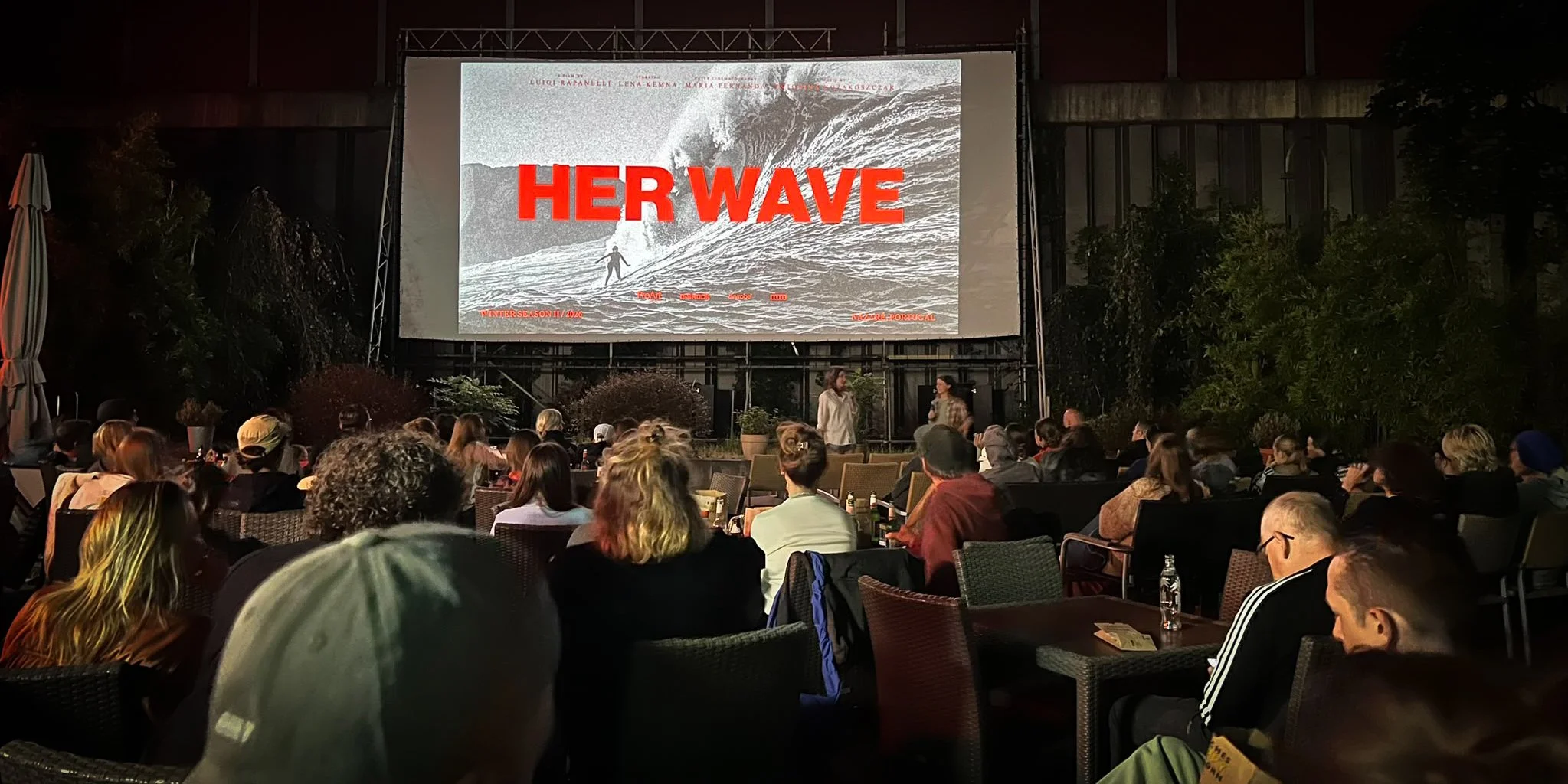 Screening of film HER WAVE in Köln, cinenova open air kino