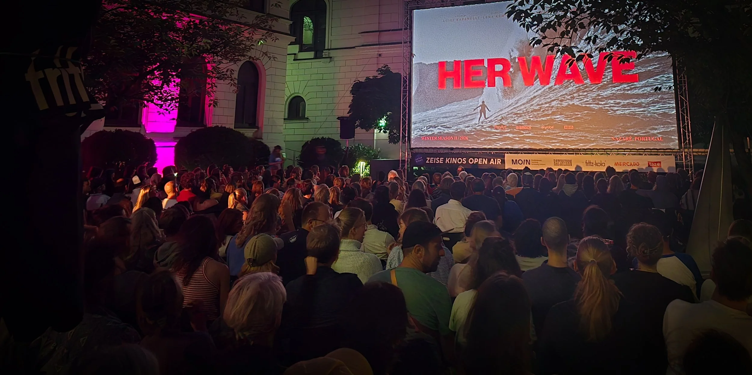Screening of HER WAVE in Hamburg, Zeise Open Air Kino
