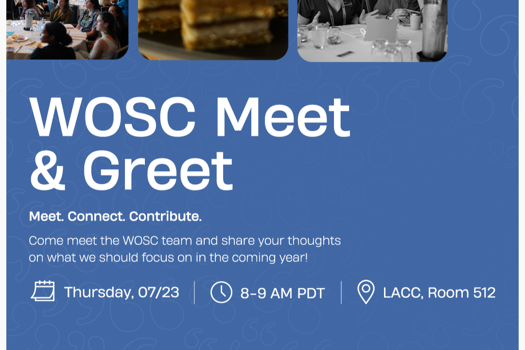 WOSC: Meet and Greet