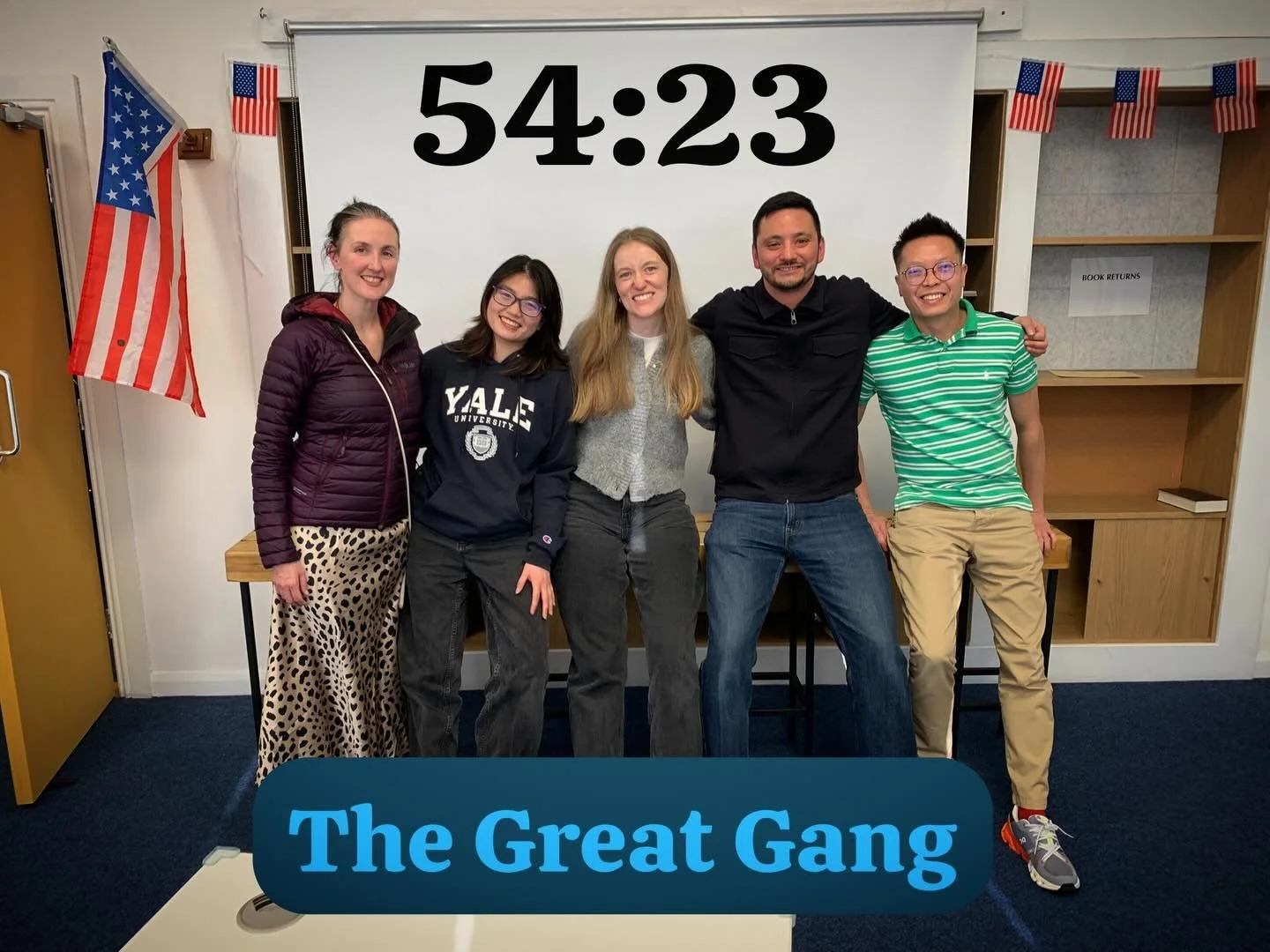 Say hello to The Great Gang&hellip;

A group of 5&hellip; 3 new to escape rooms and 2 had done one before&hellip; so to escape in the time they did with very little in the way of clues was rather brilliant&hellip;! 

#gosforthhighstreet #escaperoomne