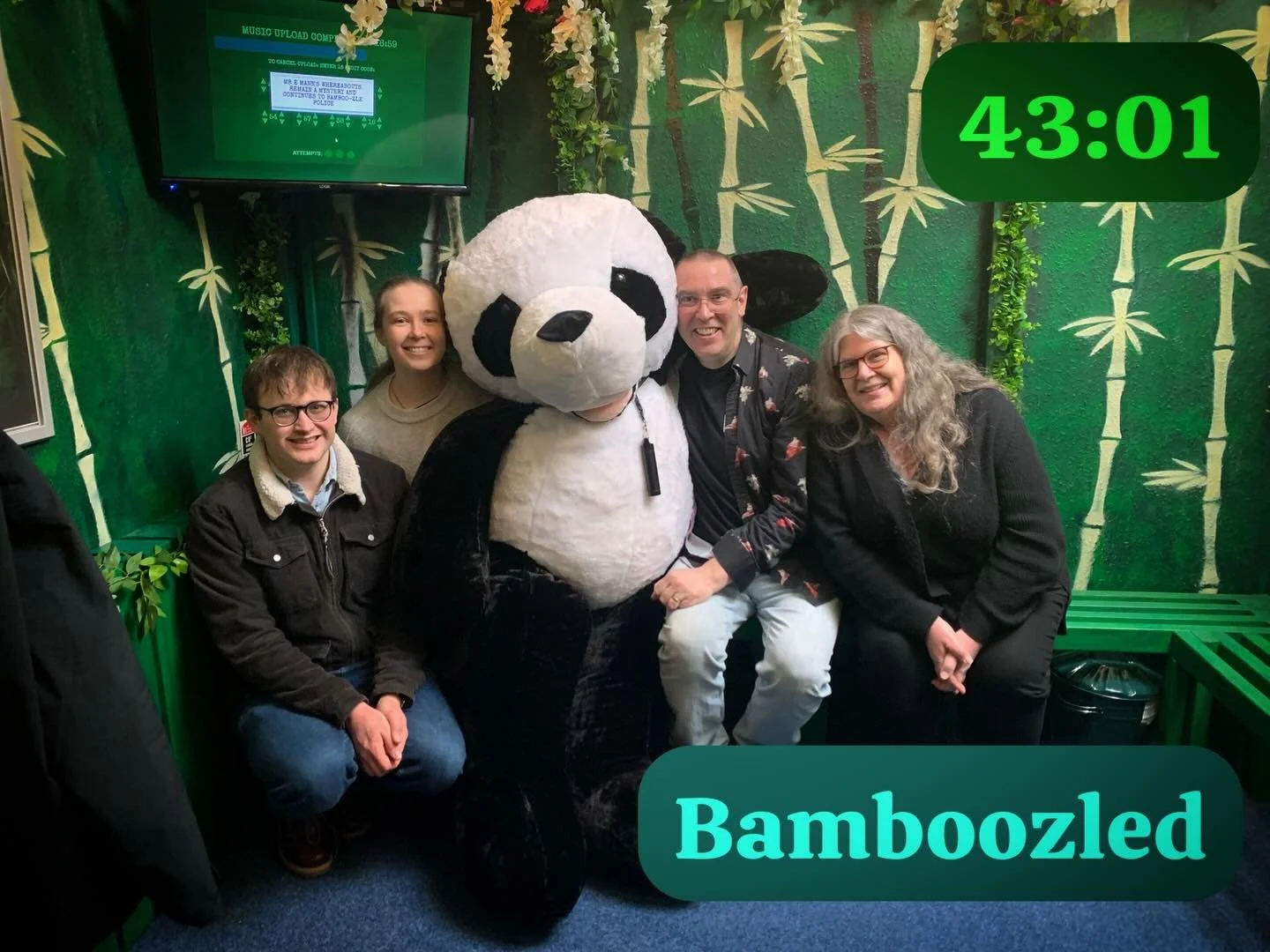 They&rsquo;re Bamboozled but were not often bamboozled&hellip;! Fantastic teamwork and puzzle-solving skills on show&hellip; bravo  Bamboozled&hellip;second fastest overall..!