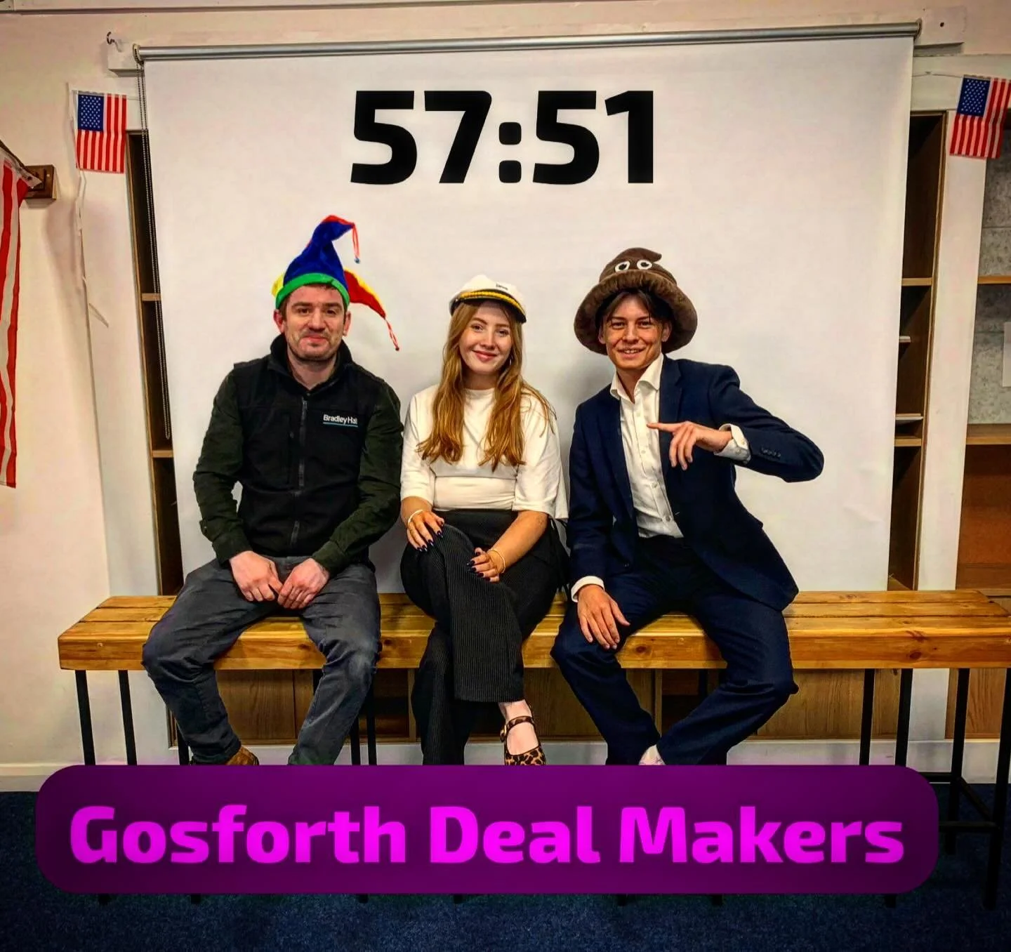 With The Detention set at a high level this mighty group of 3 - new to escape rooms - only went and smashed it..!

Not literally.

#bradleyhall #bradleyhallevents #teambuildinggames #gosforthhighstreet