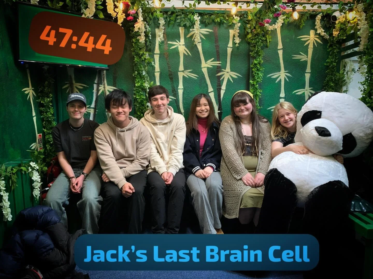 Despite what their name suggests&hellip; This team were superb and demonstrated great teamwork and puzzle solving skills. 

No massive pandas were hurt in the making of their team photo.

But one of the team did try to take Pancake with them. 

Denie