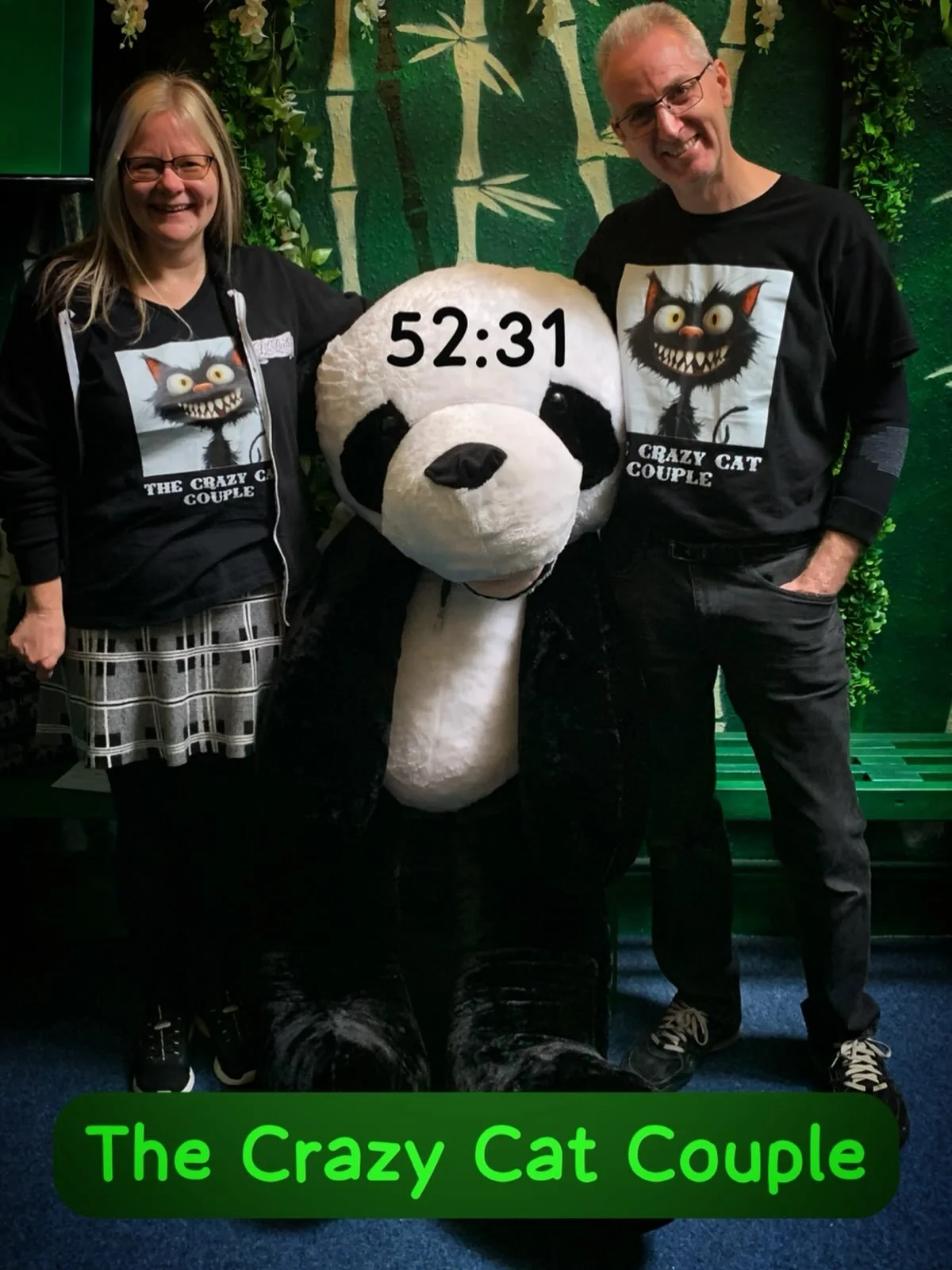 Monday 12th October: Just In Tyne had the absolute pleasure of hosting Tim &amp; Lyndsay aka The Crazy Cat Couple who booked to play all both adventures&hellip;as well as The Chain Lock Challenge.

When a couple book who have amassed over 370 escape 