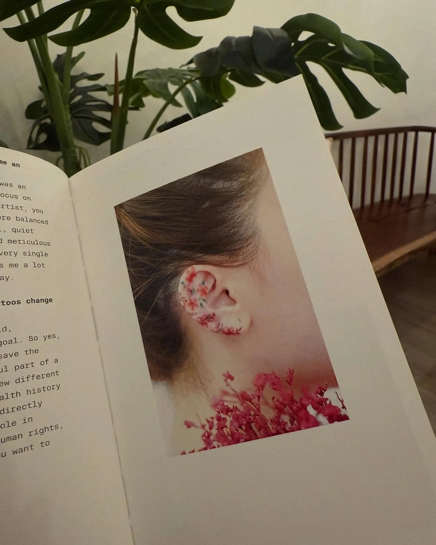 Not every mark needs to be loud.
Some are meant to be discovered&mdash;quietly, slowly, intimately.

This one wraps around the ear, where sound meets silence.
Floral, but not fragile.
Soft, but deliberate.
Still, but full of intent.

This is what it 