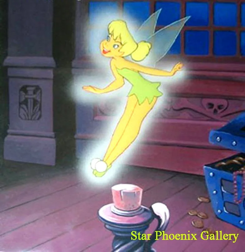 Original 1953 Peter Pan Disney Cel - Tinkerbell
