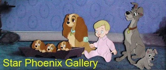 Vintage Original Production Cel of Lady and Tramp + Co. (1955)

2009 Gold Best Group
Source: TV
Layers: 1
No sketches available
Standard size