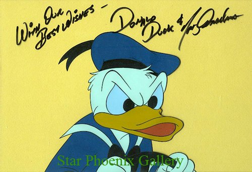 Original 1943 Disney Cel Donald Duck - Donald's Tire Troubles