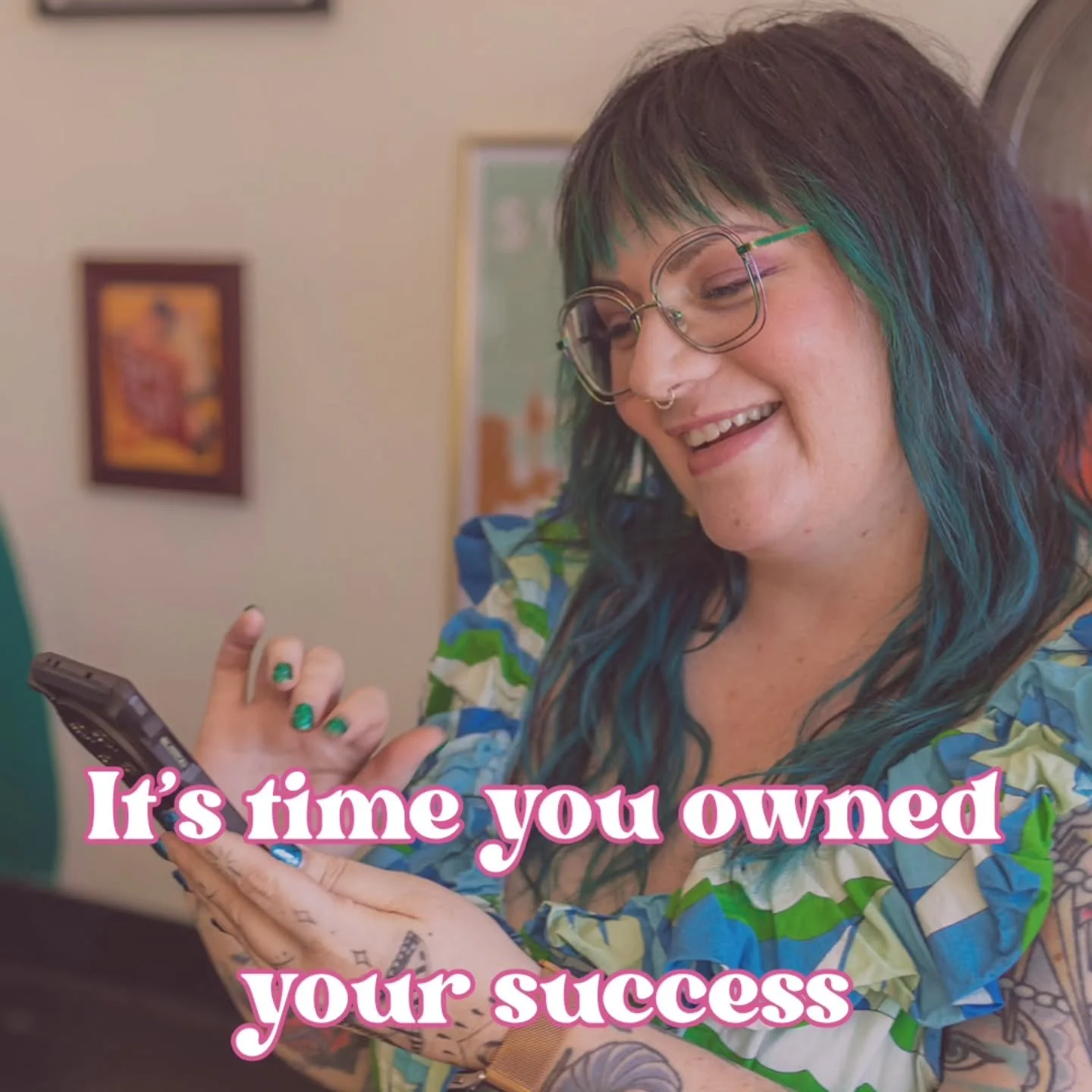 If we don't celebrate 🥂 

We don't welcome in more. We block it. 

So let's talk about ways we can OWN our success &amp; celebrate it. 

And don't you dare consider being a humble bitch in this space. I wanna see you BRAG!!! So if you want to celebr