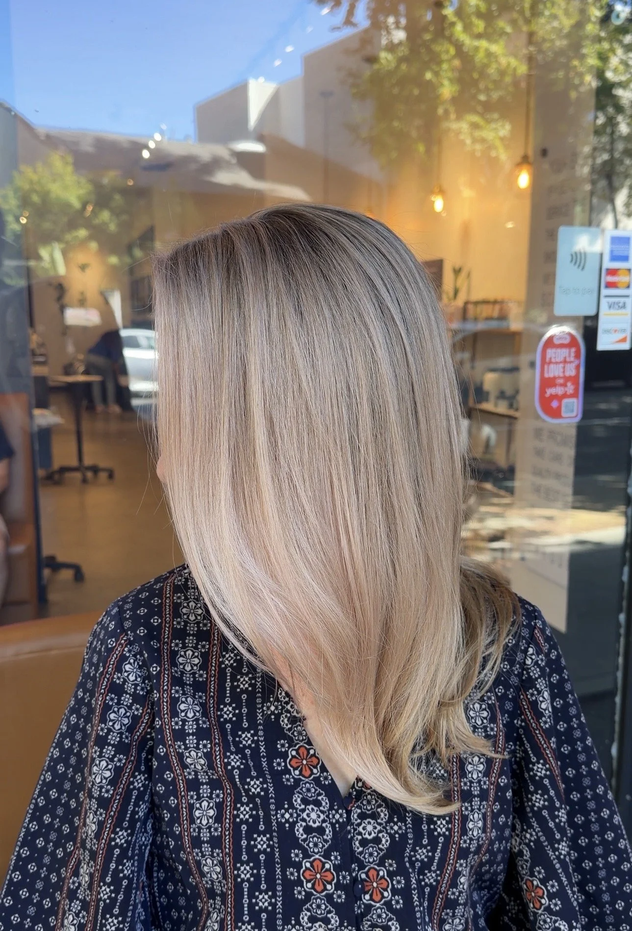 Cameron Lugo Blonding work at Coven Beauty Collective in Sacrameno