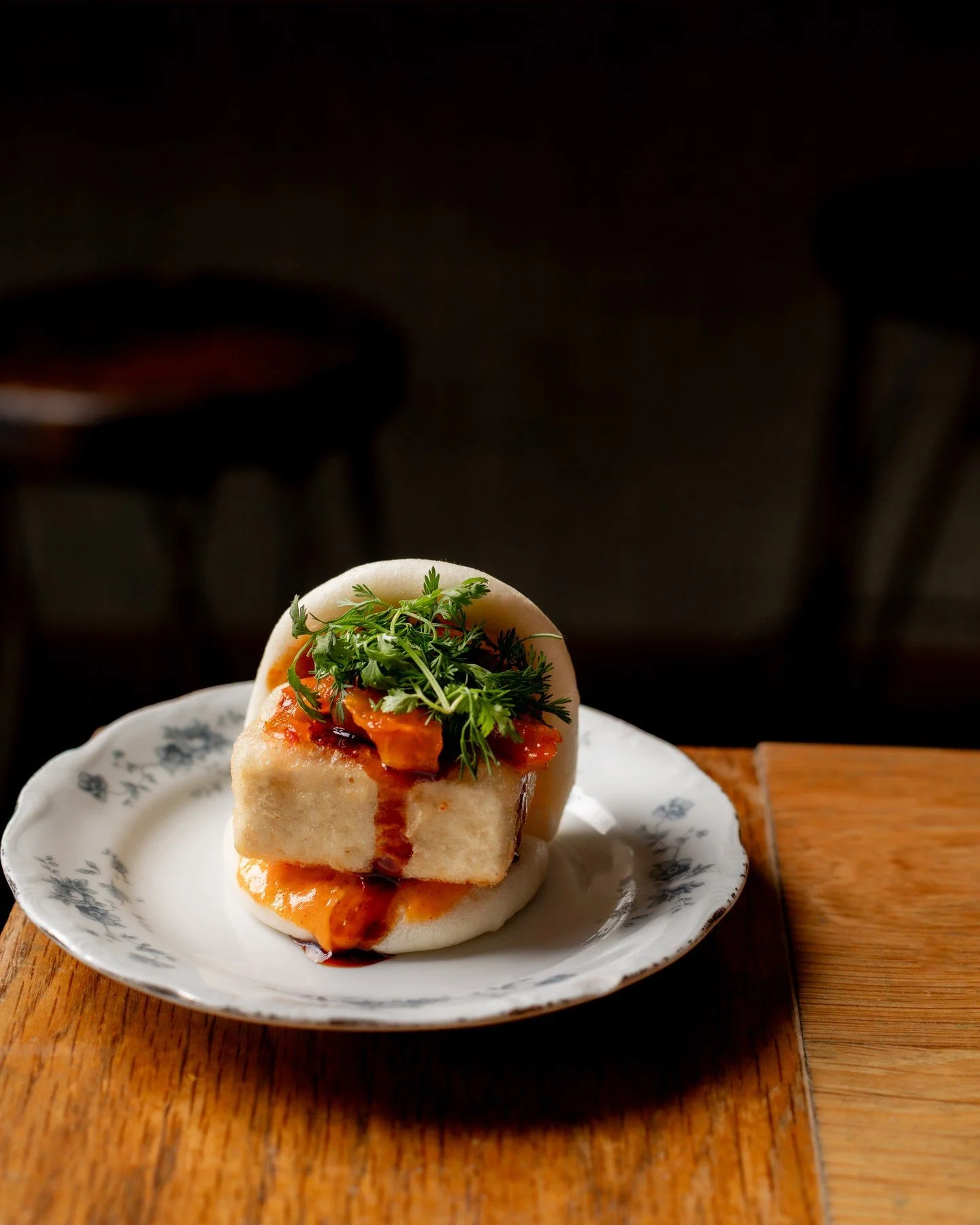 Don&rsquo;t call her delicate&mdash;this bao comes with bite.

PICKLED TOFU BAO // kimchi green tomatoes, sweet soy.
