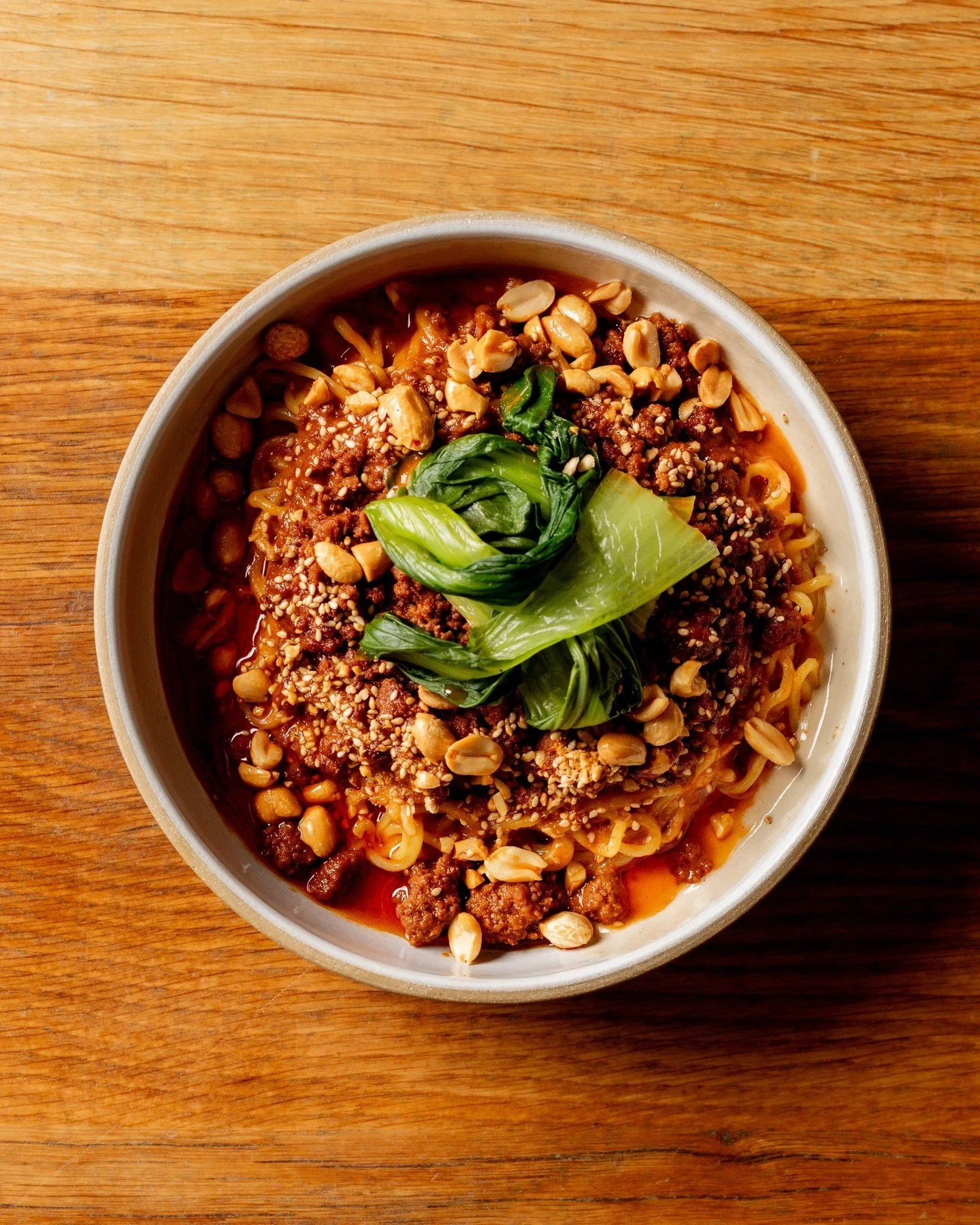 Dan Dan, but make it Kawa Ni: rich, spicy, and completely addictive.

SPICY LAMB DAN DAN // sesame, peanuts, gochujang, bok choy, miso noodles.
