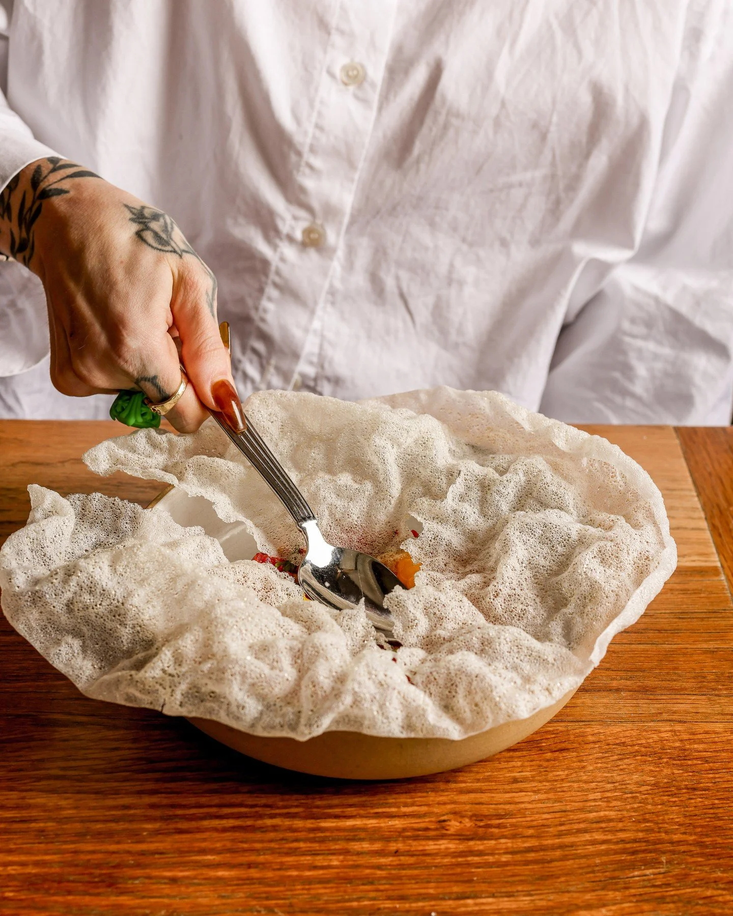 It was never meant to be admired, it was meant to be broken into.

💥 YUKHOE // wagyu beef, pignoli, sesame, pecorino, golden yolk + rice cracker