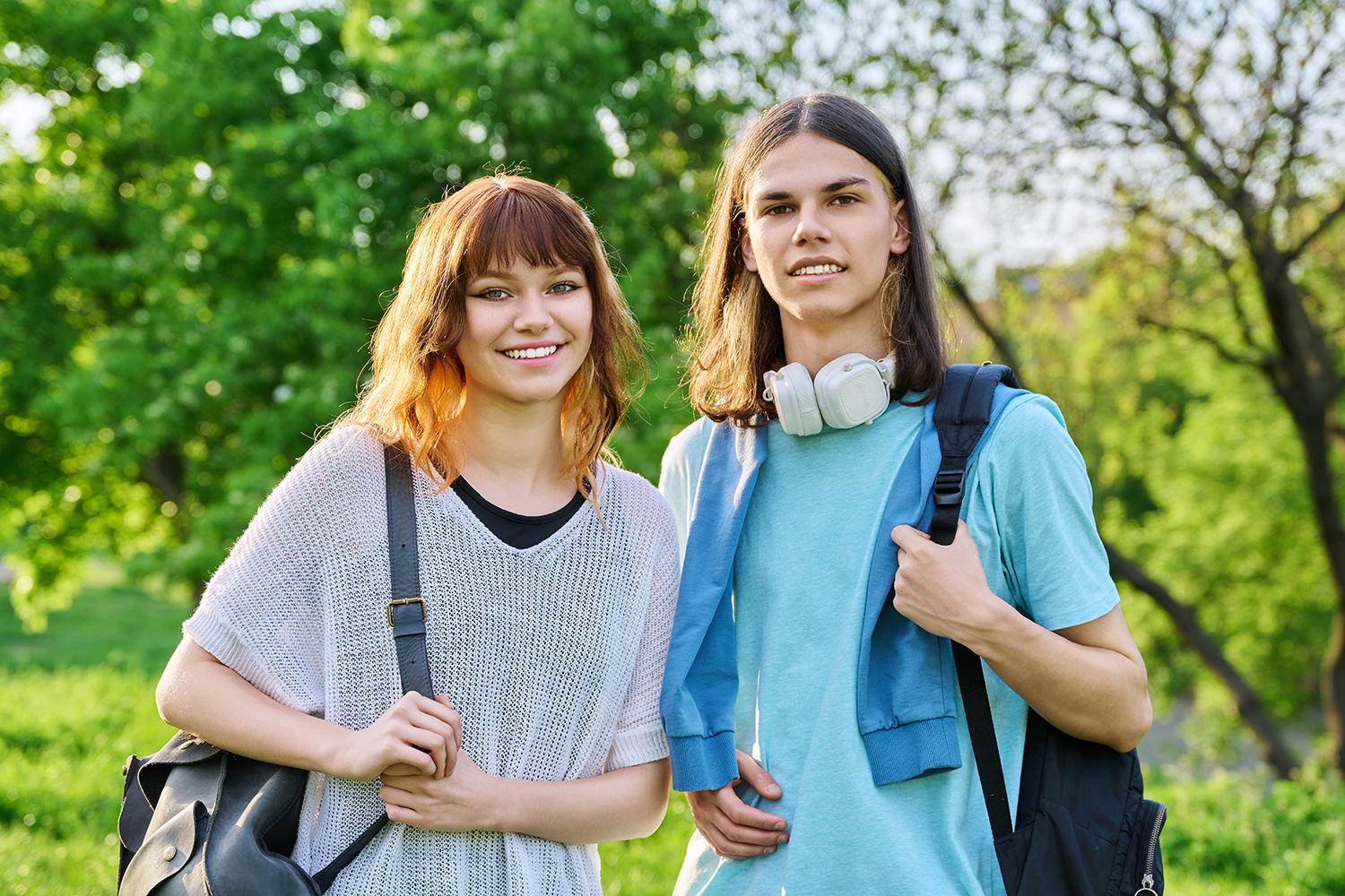 College-bound teens outdoors representing testing documentation for SAT, AP, and academic accommodations