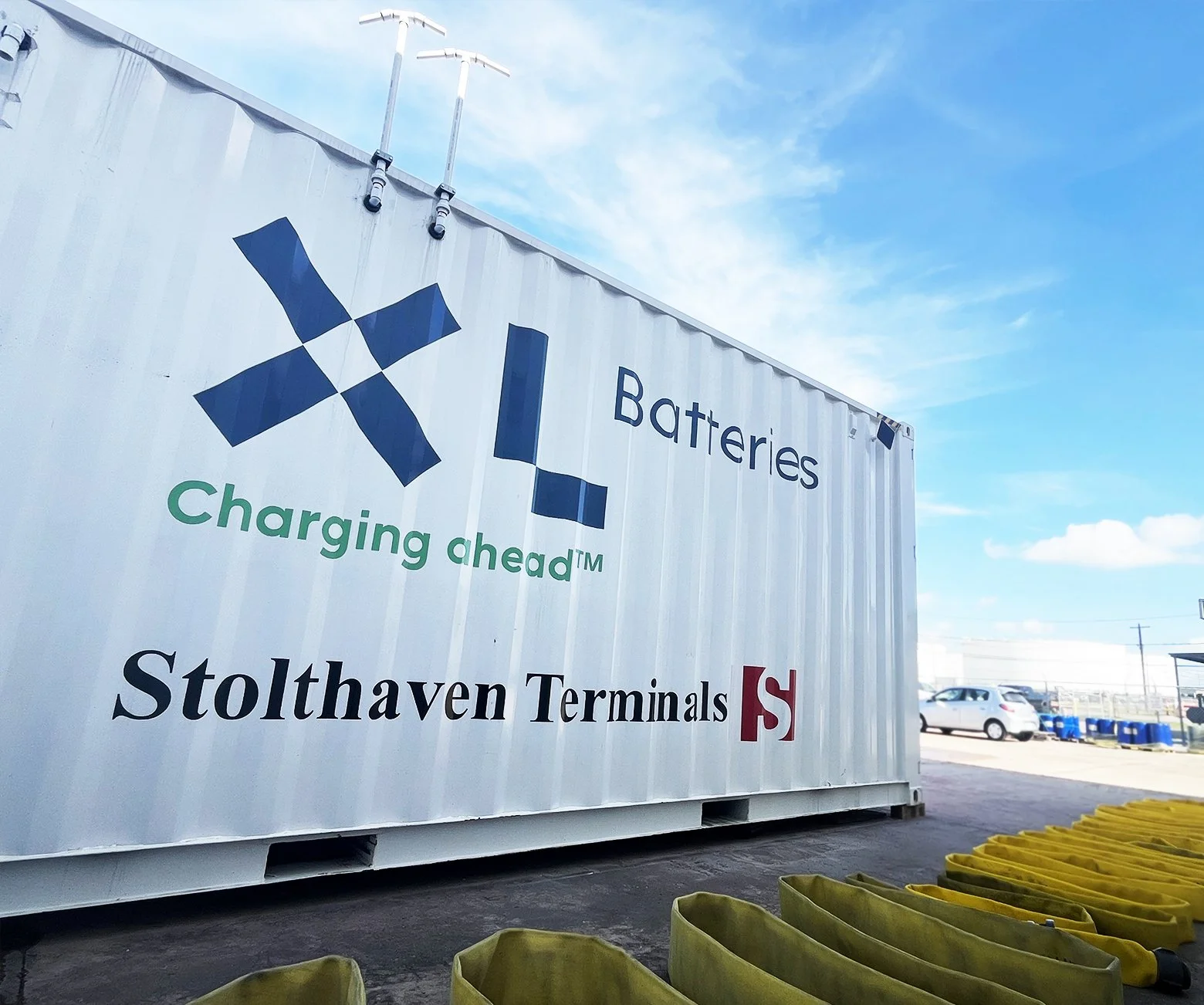 Battery installation at Stolthaven Terminals
