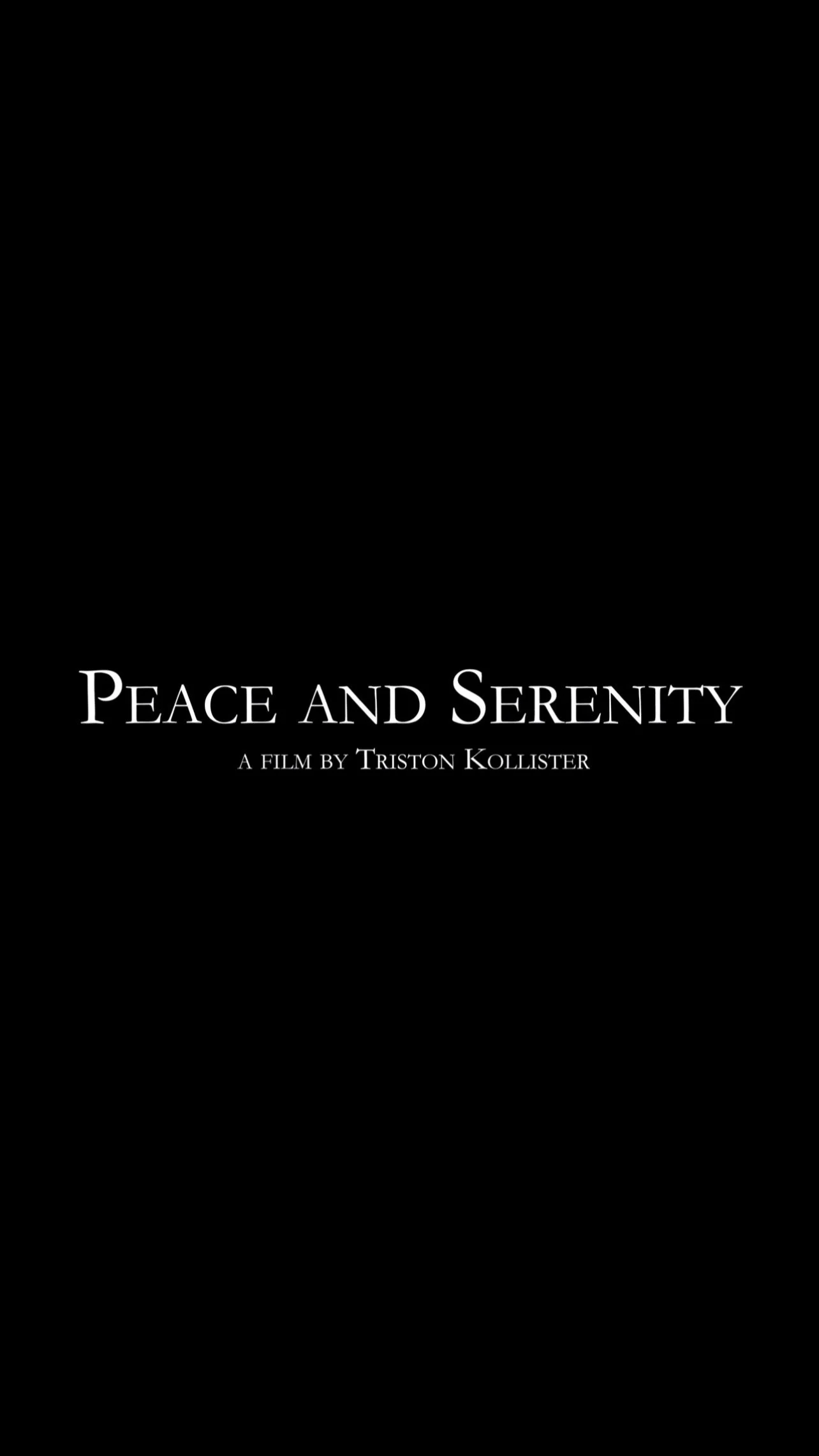 Peace and Serenity (2025)
Coming to a film festival near you.
CAST
Serenity – @ella_eavenson
Jay – Andrew Kallimani
Aunt Patricia – @normajeanofficial
Lincoln – @jacob.eaker
Zach – @st.tonii
Tracy – @ellascoresby