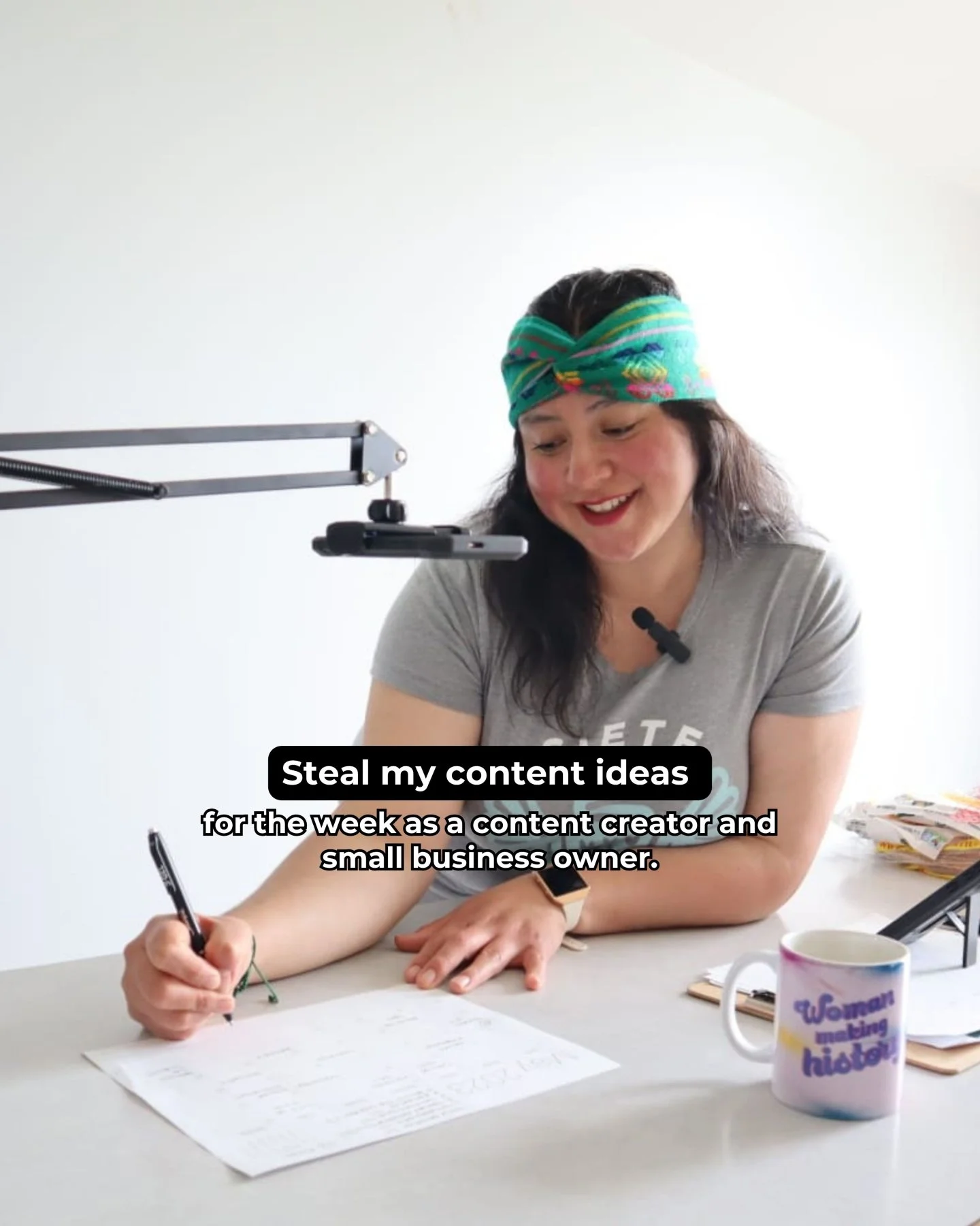 Need content ideas for the week? 📲 I got chu. ➡️

#latina #contentcreator #smallbusiness