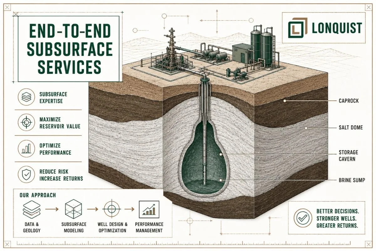 infographic cutaway of subsurface process