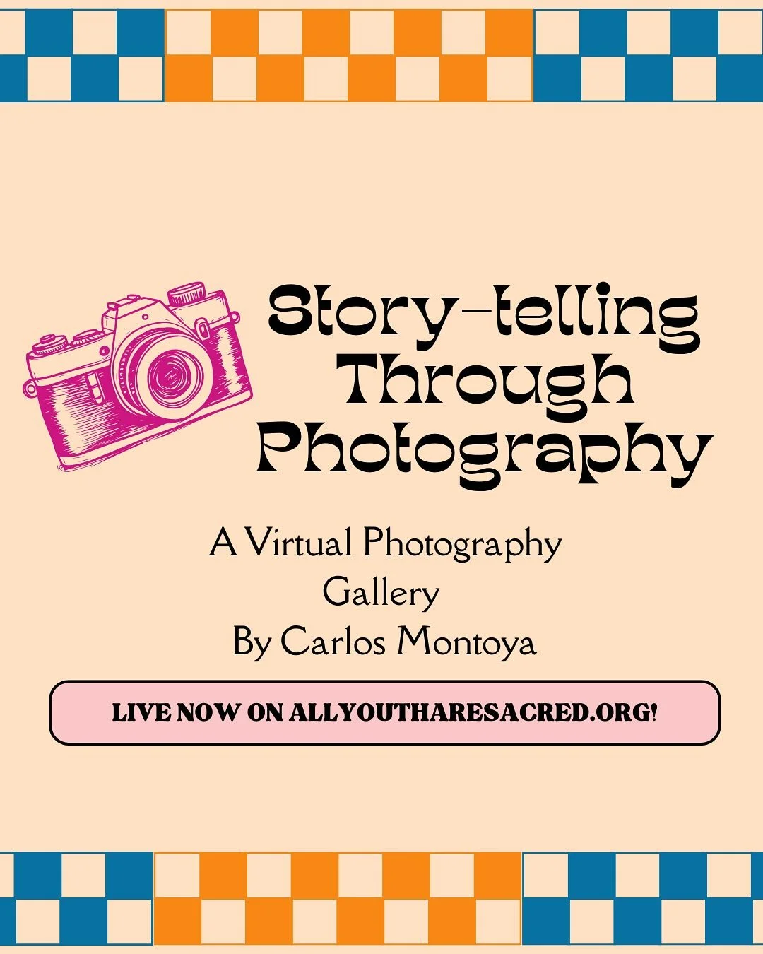LIVE NOW on allyoutharesacred.org🔗 Our Narrative Organizer Carlos (Charlie) Montoya captured a storytelling gallery of his hometown Salina&rsquo;s, CA. 🥗