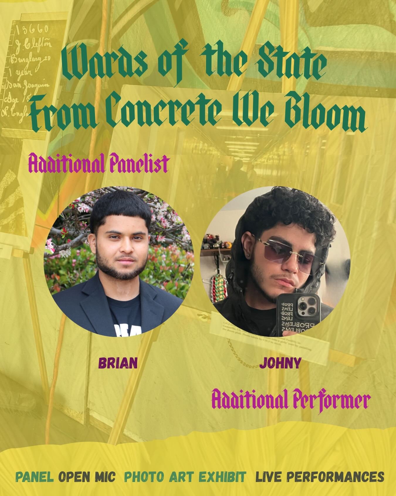 Anddddd to add more to the sauceeee!!! We are giving you TWO more brilliant youth voices. We can&rsquo;t wait to unleash youth power! 

Join us tomorrow at our AYAS photography exhibit cohosted by @67suenos. Don&rsquo;t miss out on @cjcjmedia archive
