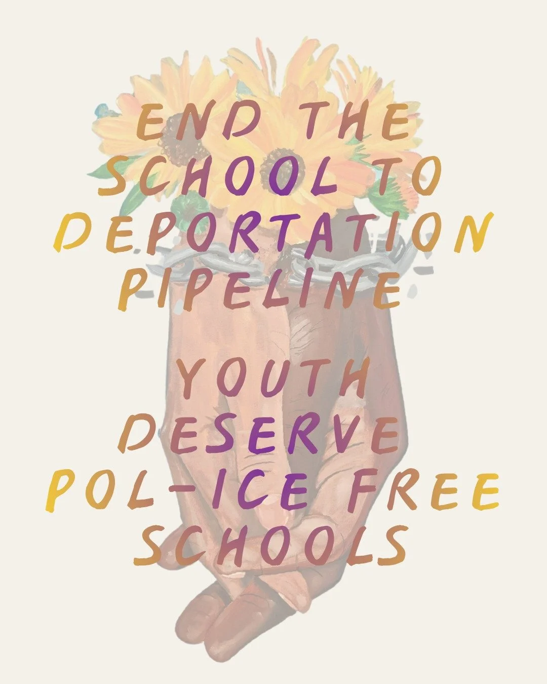 We stand with immigrant communities across the country. Abolish ICE, abolish police, abolish prisons, abolish detention centers, abolish jails, abolish probation, end all state violence.

We can create a better future for all youth. We are the villag