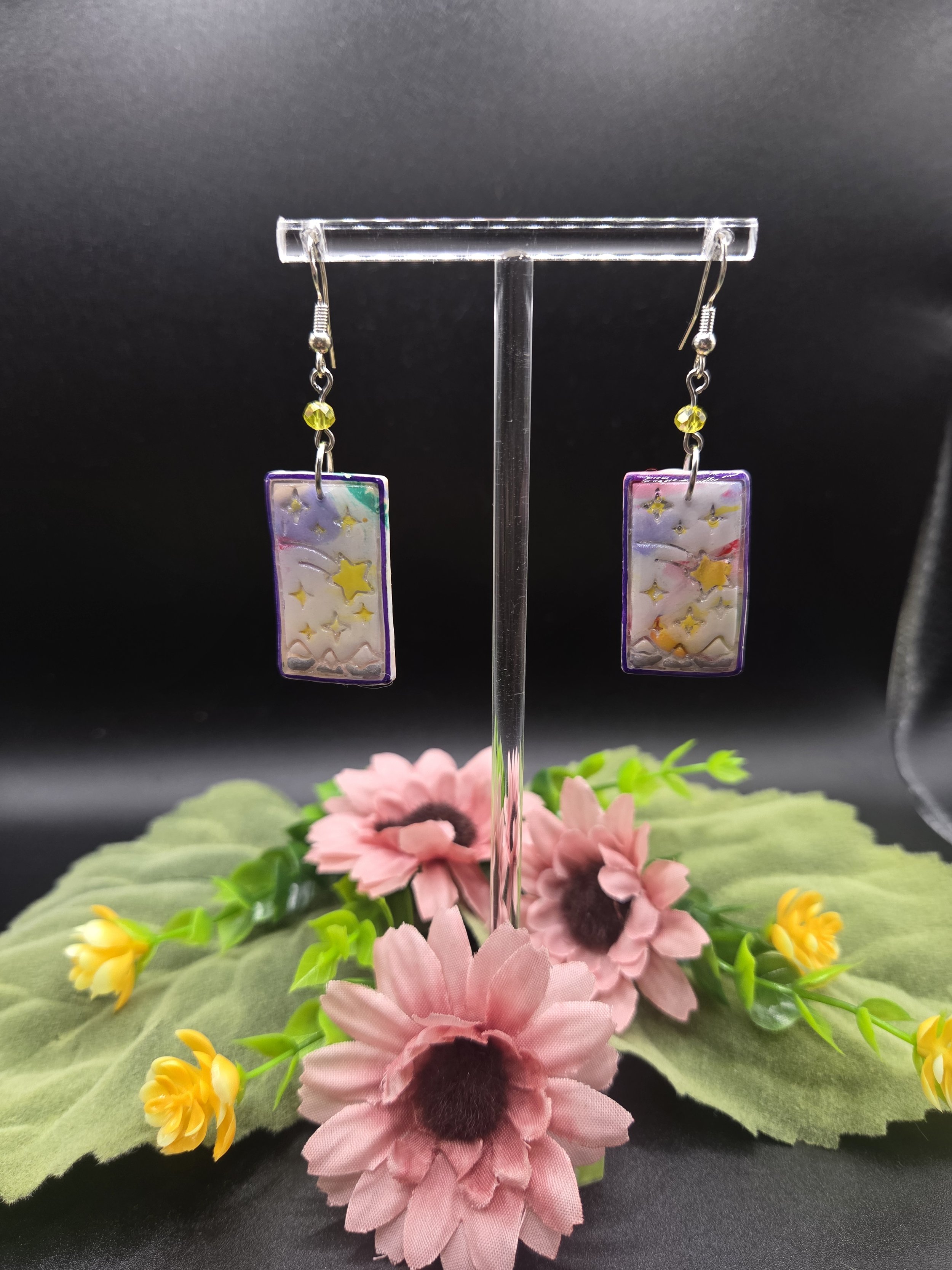 Star Tarot Drop Earrings