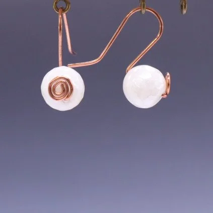 Faceted Czech Glass Huggies (E4349)