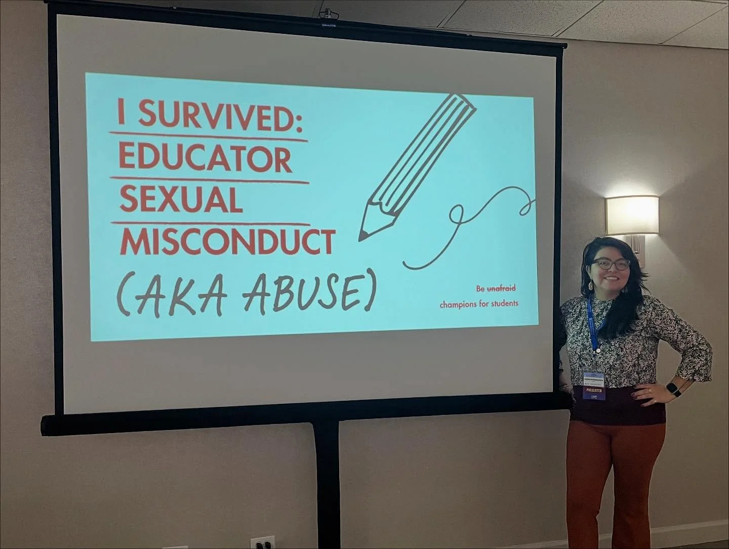 Diana did an amazing job this morning 🤩 (of course) giving her presentation at the IL School Counselor Association Conference! Was our first time hanging out in person since the march in DC back in January, was a wonderful excuse for us to hang out 