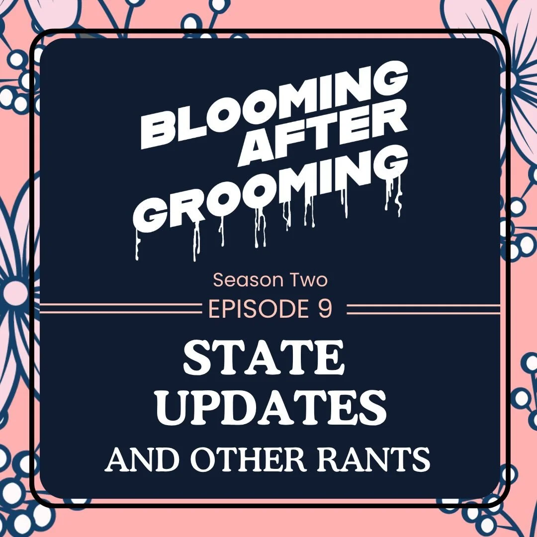 In this episode, we do indeed talk about some updates in our states. But we also get into Cesar Chavez, AI, the Matriarchy, and more! 

#bloomingaftergrooming