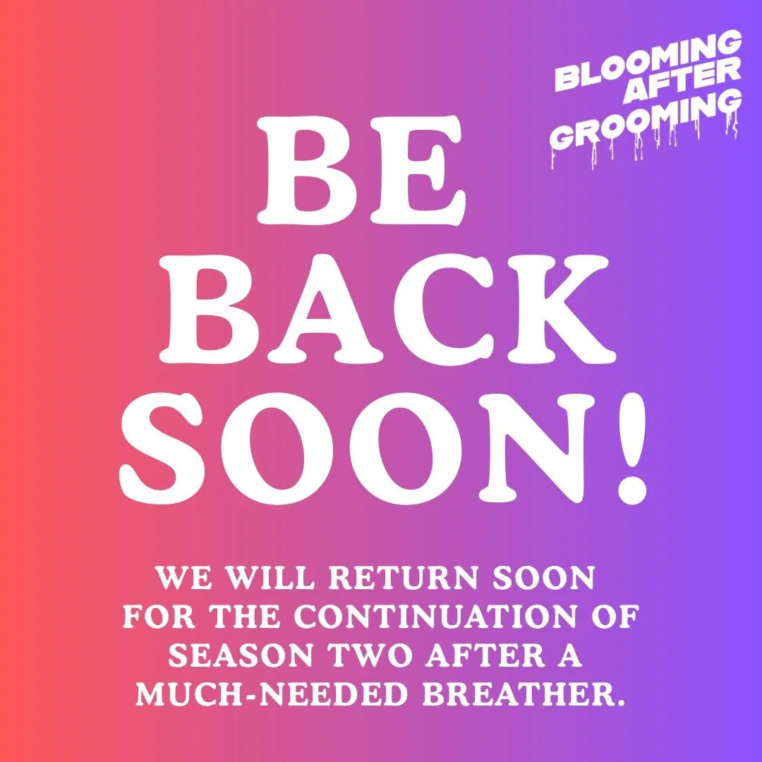We are taking a short break during Season 2 so we can rest, cuz heavy talk is heavy! This is a great time to catch up on old episodes or drop us a line on what your thoughts are on Season 2, suggestions for groom scroll episodes or just to say hi! 

