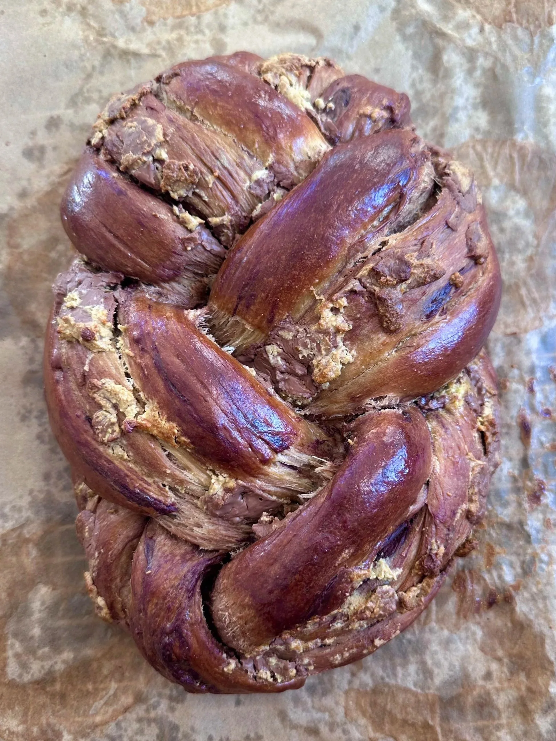 Dubai Chocolate Challah