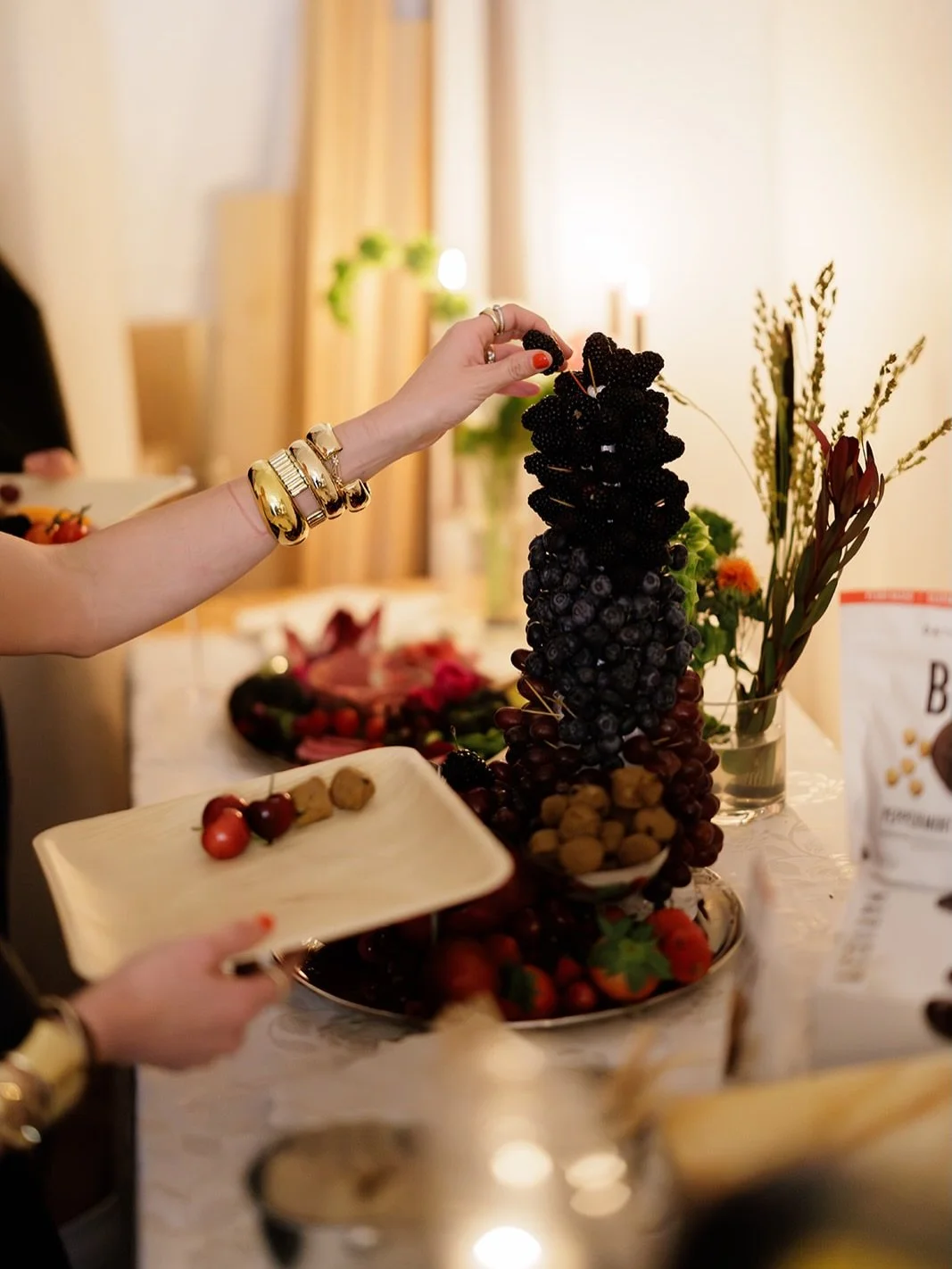 When @dailyharvest reached out to collaborate on food for their event with @aubrewinters at @lishthestudio, it was an immediate YES! What an honor to be involved in such a beautiful event. And a full circle moment for me since I spent most of my 20s 