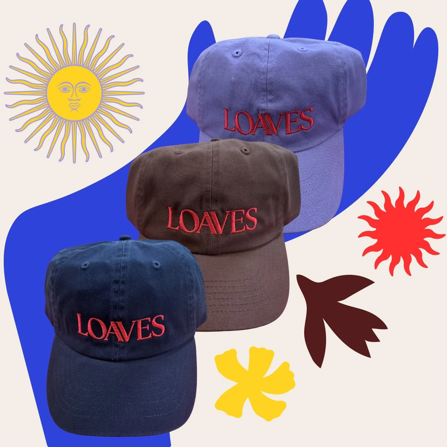 We are loafing. Hats are live on the website! 🌞❤️